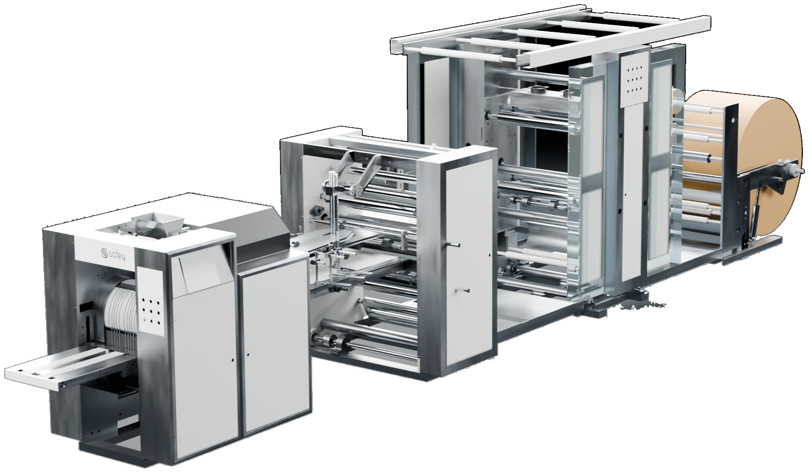 SM-77-P Full-Servo High Speed Flat & Satchel Bag Machine