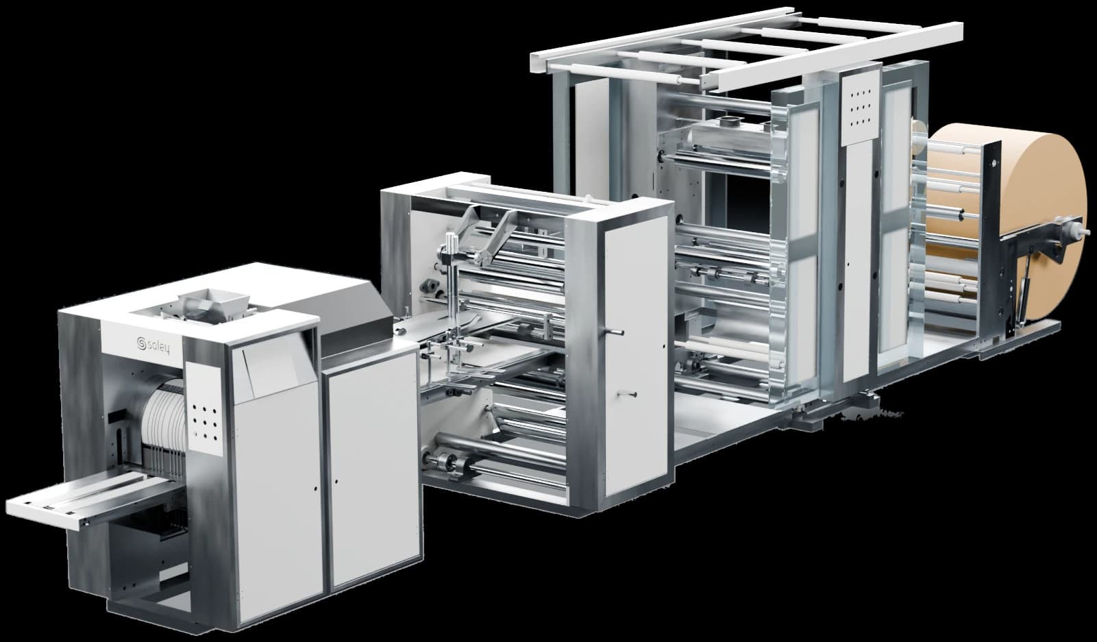 SM-77-P Full-Servo High Speed Flat & Satchel Bag Machine